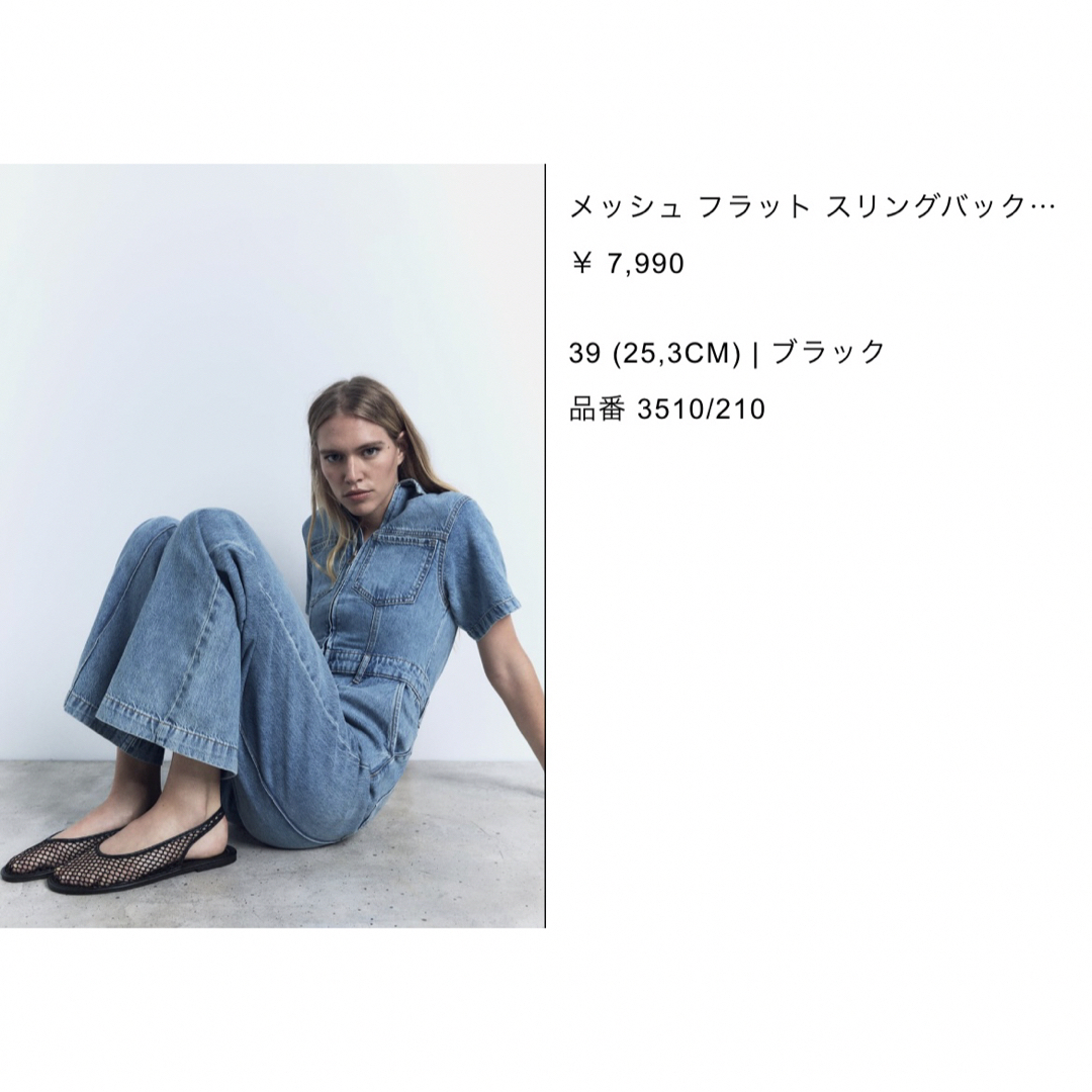 ZARA - ZARA メッシュフラットシューズの通販 by まる。|ザラ ZARA - ZARA メッシュフラットシューズの通販 by まる。|ザラ