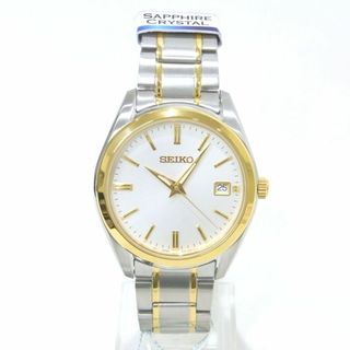 セイコー(SEIKO)のSEIKO セイコー SUR312P1 クオーツ SS/GP メンズ 海外モデル 逆輸入 6N52-00A0 シルバー文字盤(腕時計(アナログ))