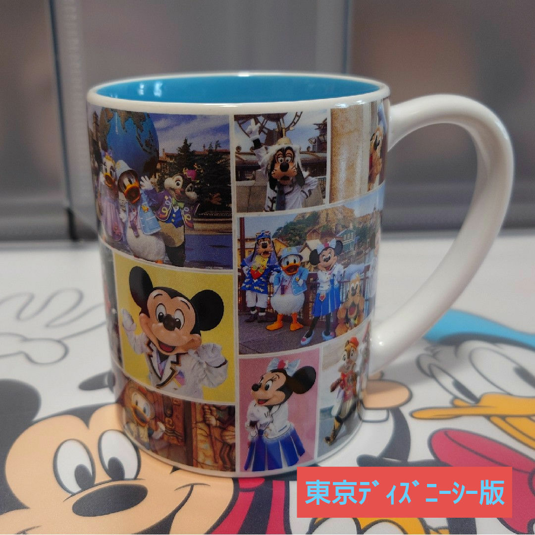 Disney(ディズニー)の東京ﾃﾞｨｽﾞﾆｰﾗﾝﾄﾞ&ｼｰ 『ﾐｯｷｰ&ﾌﾚﾝｽﾞ』実写ﾏｸﾞｶｯﾌﾟ インテリア/住まい/日用品のキッチン/食器(グラス/カップ)の商品写真