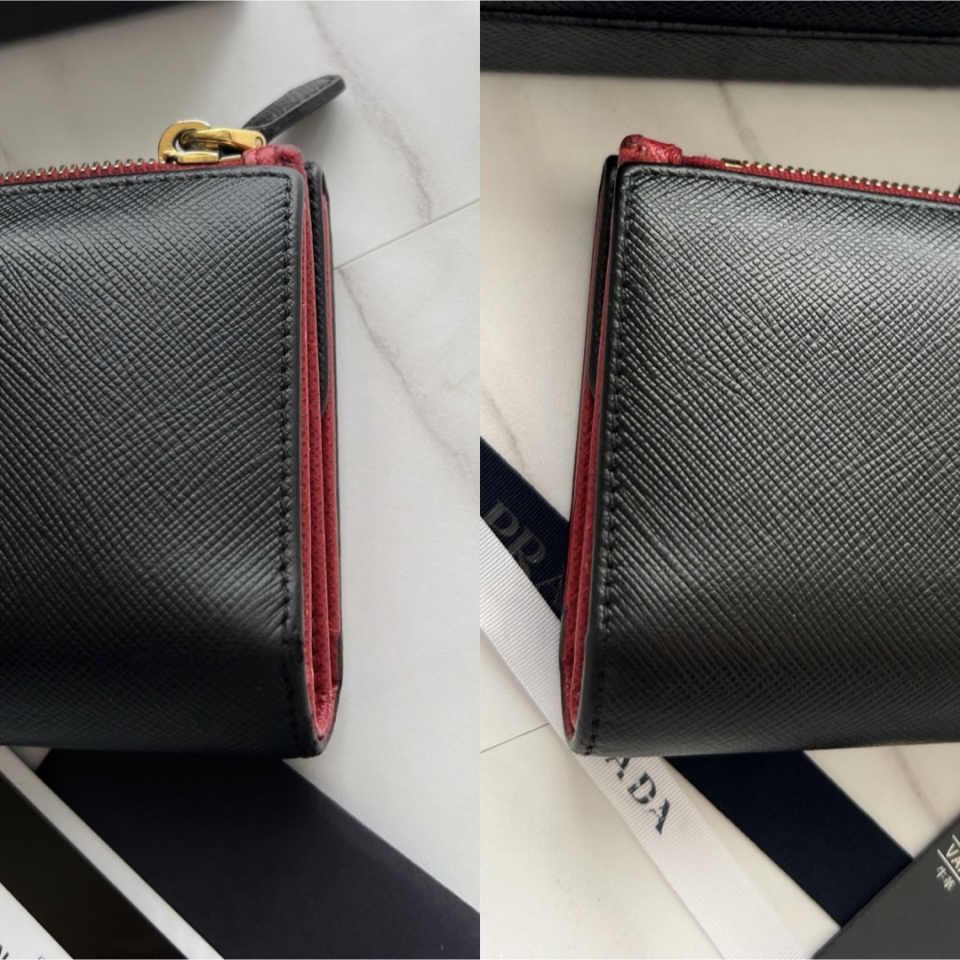 PRADA(プラダ)の221 美品 PRADA プラダ 2つ折り 長財布 レディースのファッション小物(財布)の商品写真