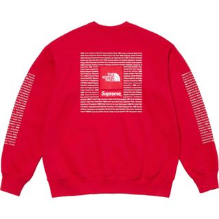 シュプリーム(Supreme)の【Mサイズ】Supreme x The North Face crewneck(スウェット)