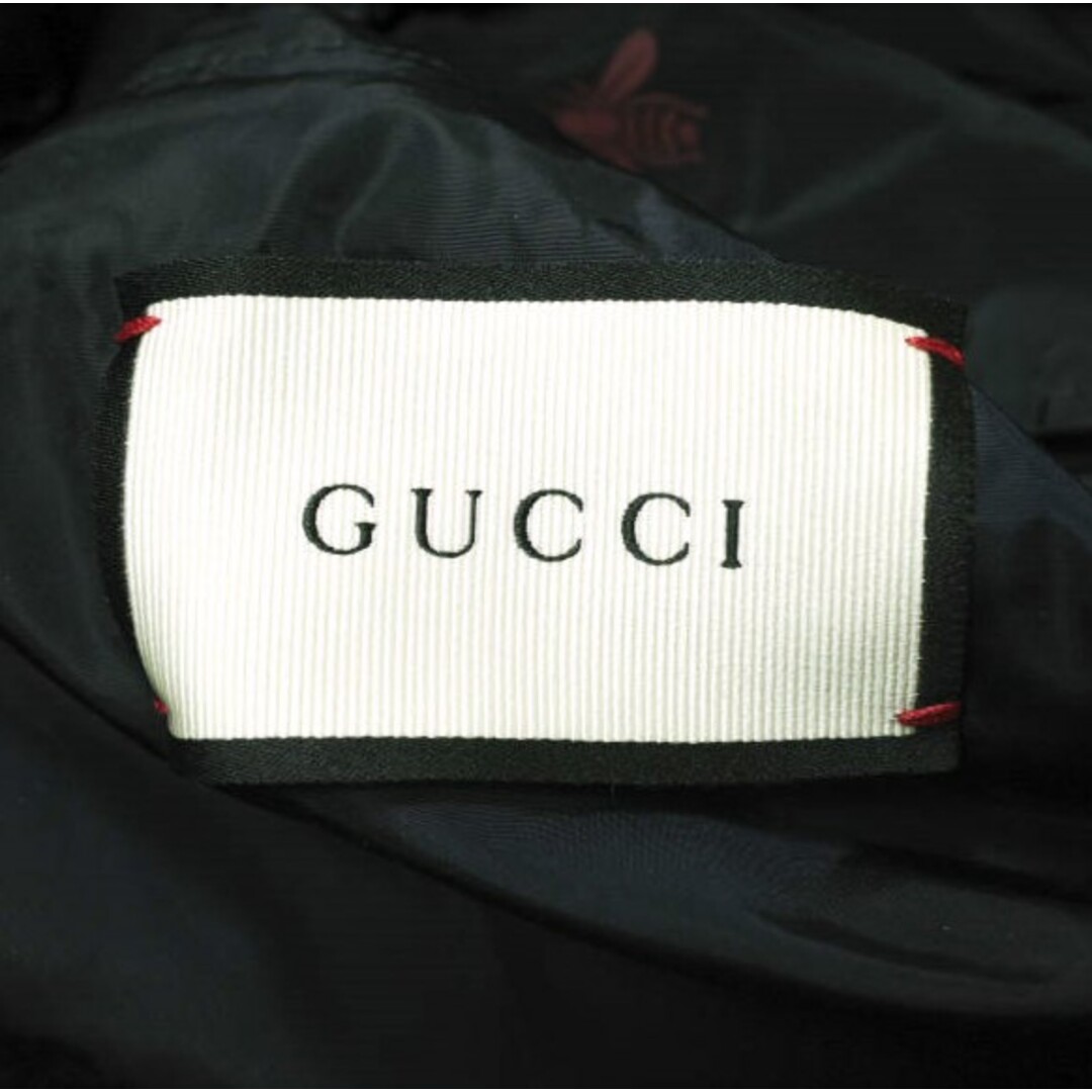 Gucci(グッチ)のGUCCI グッチ イタリア製 2016年製 Bee Star Nylon Jacket ハチ＆スター柄 ウインドブレーカー 429587 Z710A 46 ブラック ナイロンジャケット アウター【中古】【GUCCI】 メンズのジャケット/アウター(ナイロンジャケット)の商品写真