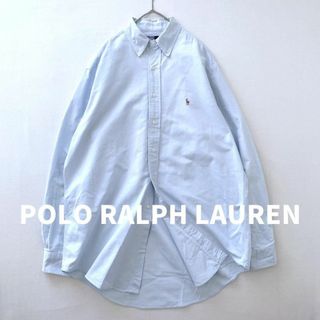 ポロラルフローレン(POLO RALPH LAUREN)のポロラルフローレン　ヴィンテージ ボタンダウンビッグシャツ　オーバーサイズ　XL(シャツ)