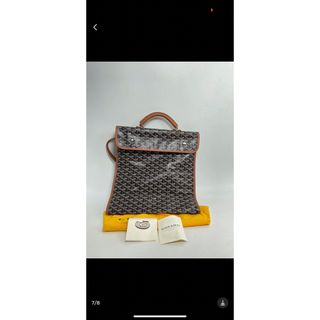 ゴヤール(GOYARD)のゴヤール バックパック サン レジェ ヘリンボーン柄 ブラック ブラウン (ショルダーバッグ)