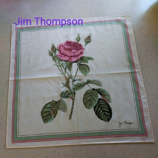 ジムトンプソン(Jim Thompson)の【最終価格】『Jim Thompson バンダナ スカーフ』 薔薇  新品未使用(バンダナ/スカーフ)