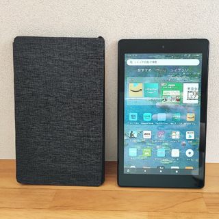 アマゾン(Amazon)のFire HD 8 （第8世代）純正ケース、ガラスフィルム付(タブレット)