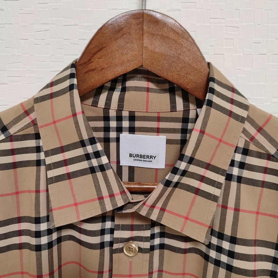 BURBERRY(バーバリー)の【極美品】BURBERRY　バーバリー　長袖シャツ　ノバチェック メンズのトップス(Tシャツ/カットソー(七分/長袖))の商品写真