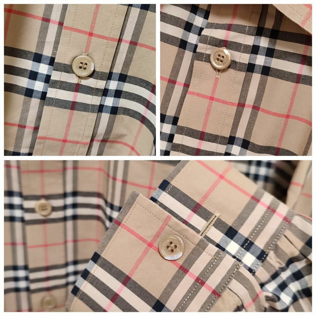 BURBERRY(バーバリー)の【極美品】BURBERRY　バーバリー　長袖シャツ　ノバチェック メンズのトップス(Tシャツ/カットソー(七分/長袖))の商品写真