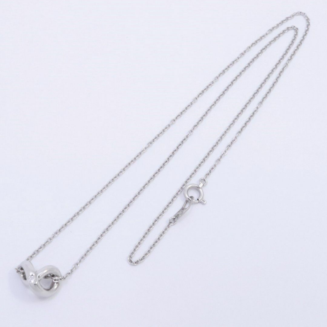 STAR JEWELRY(スタージュエリー)のSTAR JEWELRY スタージュエリー インフィニティ ネックレス PT900/ダイヤモンド0.03ct レディースのアクセサリー(ネックレス)の商品写真