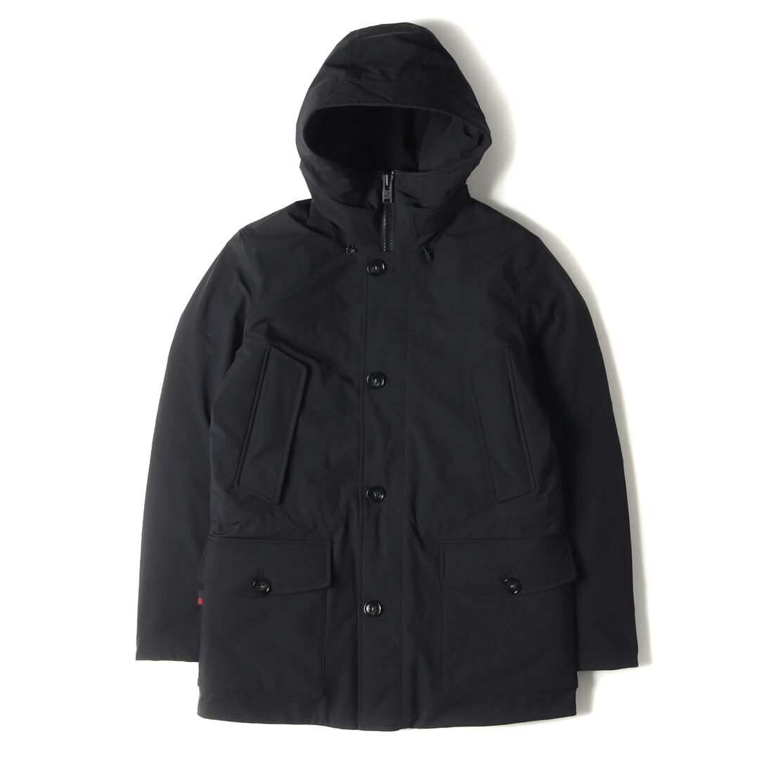 WOOLRICH(ウールリッチ)のWoolRich ウールリッチ ジャケット サイズ:USA XS UNITED ARROWS ユナイテッドアローズ 別注 ストレッチ マウンテン ダウンジャケット UASP MOUNTAIN PARKA ブラック アウター ブルゾン コラボ コート 上着【メンズ】【中古】 メンズのジャケット/アウター(ダウンジャケット)の商品写真