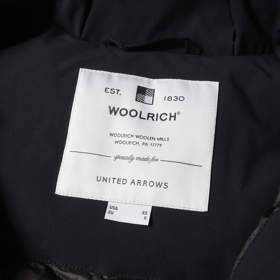 WOOLRICH(ウールリッチ)のWoolRich ウールリッチ ジャケット サイズ:USA XS UNITED ARROWS ユナイテッドアローズ 別注 ストレッチ マウンテン ダウンジャケット UASP MOUNTAIN PARKA ブラック アウター ブルゾン コラボ コート 上着【メンズ】【中古】 メンズのジャケット/アウター(ダウンジャケット)の商品写真