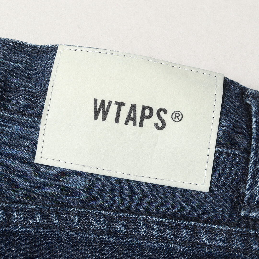 W)taps(ダブルタップス)の美品 WTAPS ダブルタップス パンツ サイズ:S 18AW ヴィンテージ加工 ストレッチ スキニー デニムパンツ BLUES SKINNY COLORWAY インディゴ ブルー ボトムス ジーンズ ジーパン【メンズ】【中古】 メンズのパンツ(デニム/ジーンズ)の商品写真