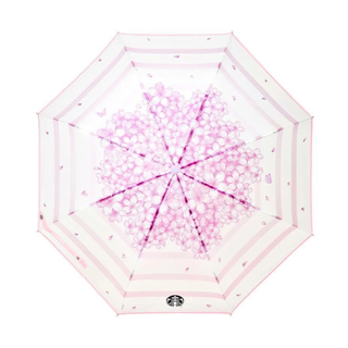 Starbucks - 新品未使用　韓国限定 スターバックス 桜 スプリング 傘　ピンク