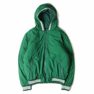 ステューシー(STUSSY)の美品 STUSSY ステューシー ジャケット サイズ:S 裏地フリース フード付き 中綿ジャケット グリーン アウター ブルゾン ジャンパー 上着【メンズ】【中古】(その他)