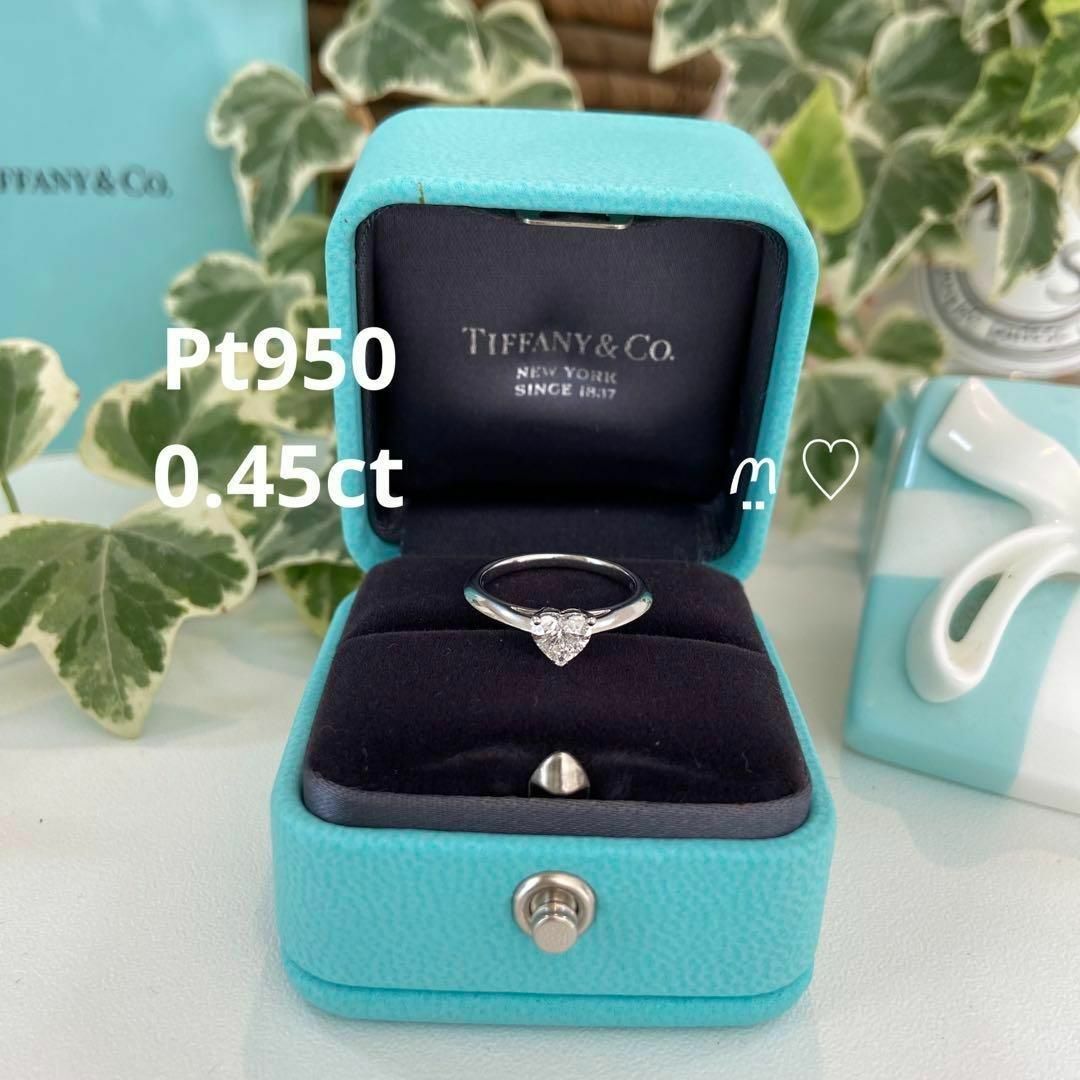 Tiffany & Co.(ティファニー)のティファニー   ハートシェイプダイヤモンドリング　0.45ct　8号　プラチナ レディースのアクセサリー(リング(指輪))の商品写真