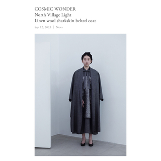 COSMIC WONDER - COSMIC WONDER / リネン　ウール　コート
