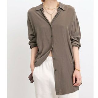 アパルトモンドゥーズィエムクラス(L'Appartement DEUXIEME CLASSE)のcol pierrot New 2way shirt(シャツ/ブラウス(長袖/七分))