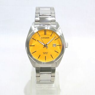 シチズン(CITIZEN)のシチズン 海外モデル クオーツ BI5110-54Z イエロー文字盤 G112-006S601 メンズ(腕時計(アナログ))