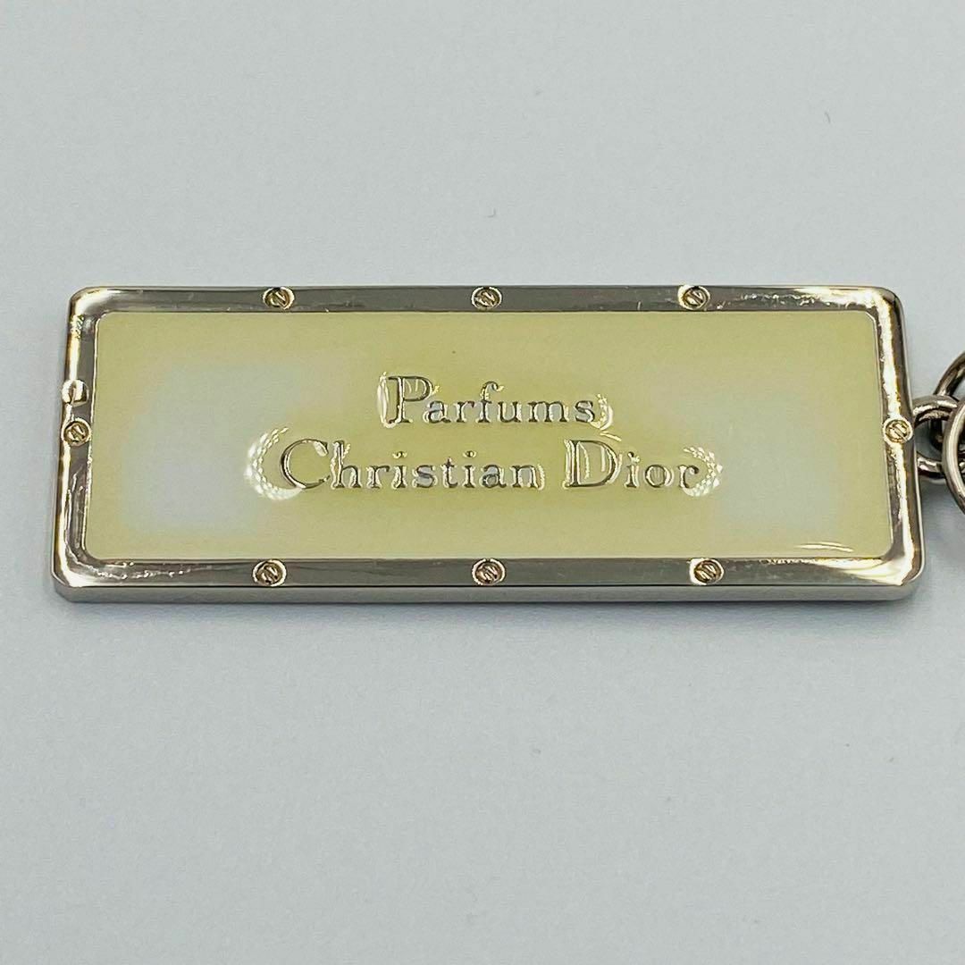 Christian Dior(クリスチャンディオール)の★Dior★キーホルダー MissDior プレート クリームイエロー シルバー レディースのファッション小物(キーホルダー)の商品写真