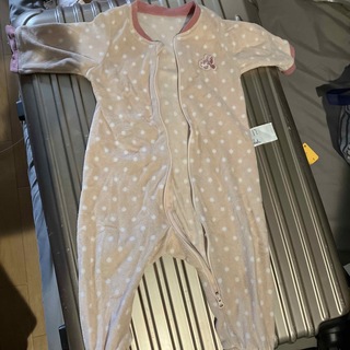 UNIQLO ベビーカバーオールパジャマ　70サイズ大きめ(カバーオール)