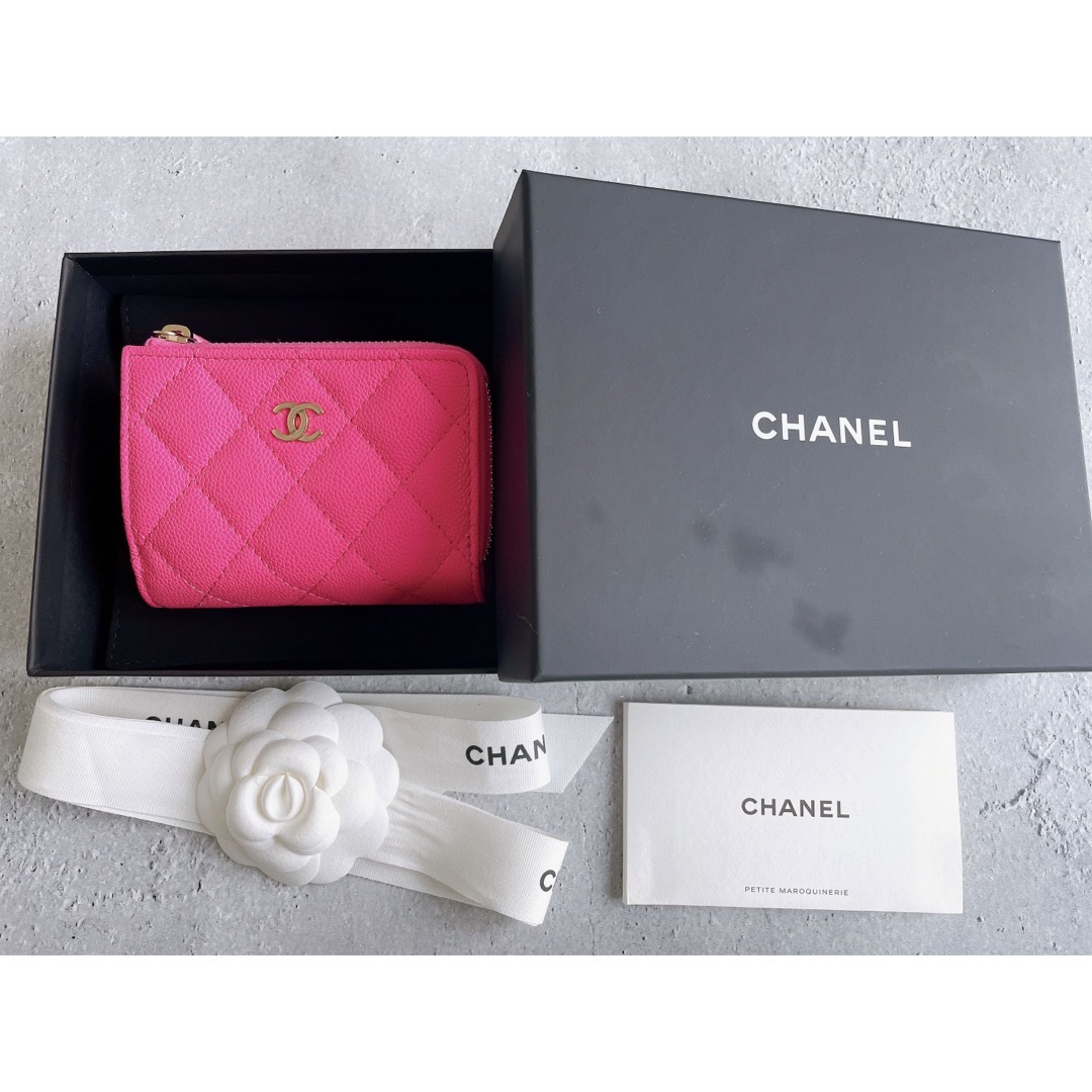 CHANEL(シャネル)の2024 CHANEL シャネル 財布 ウォレット マトラッセ キャビアスキン レディースのファッション小物(財布)の商品写真