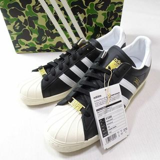 アベイシングエイプ(A BATHING APE)の未使用品 adidas APE コラボ スーパースター ブラック スニーカー(その他)