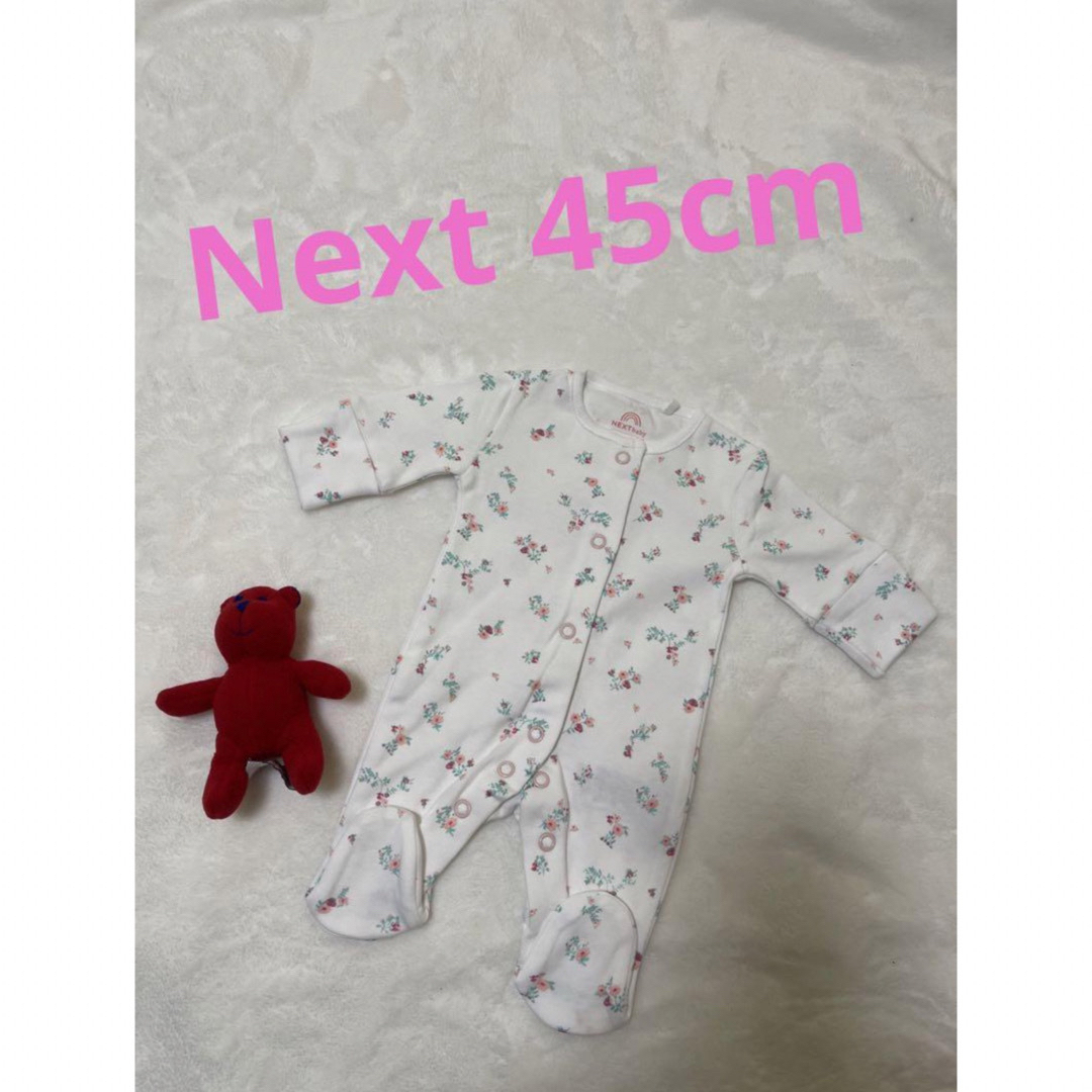 NEXT(ネクスト)の☀︎Next45cmプチフラワーオールインワン2.3Kg キッズ/ベビー/マタニティのベビー服(~85cm)(カバーオール)の商品写真