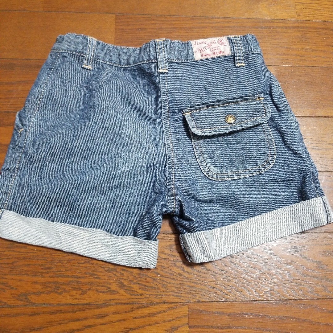 PETIT BATEAU(プチバトー)のプチバトー デニムショートパンツ 5ans キッズ/ベビー/マタニティのキッズ服女の子用(90cm~)(パンツ/スパッツ)の商品写真