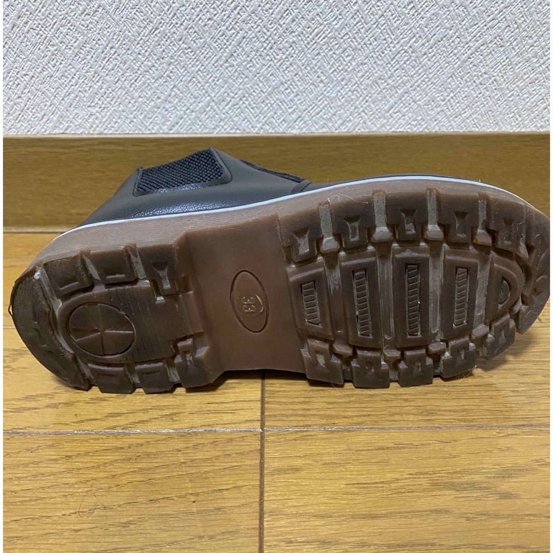 サイドゴアショートブーツ　19.5〜20センチ キッズ/ベビー/マタニティのキッズ靴/シューズ(15cm~)(ブーツ)の商品写真