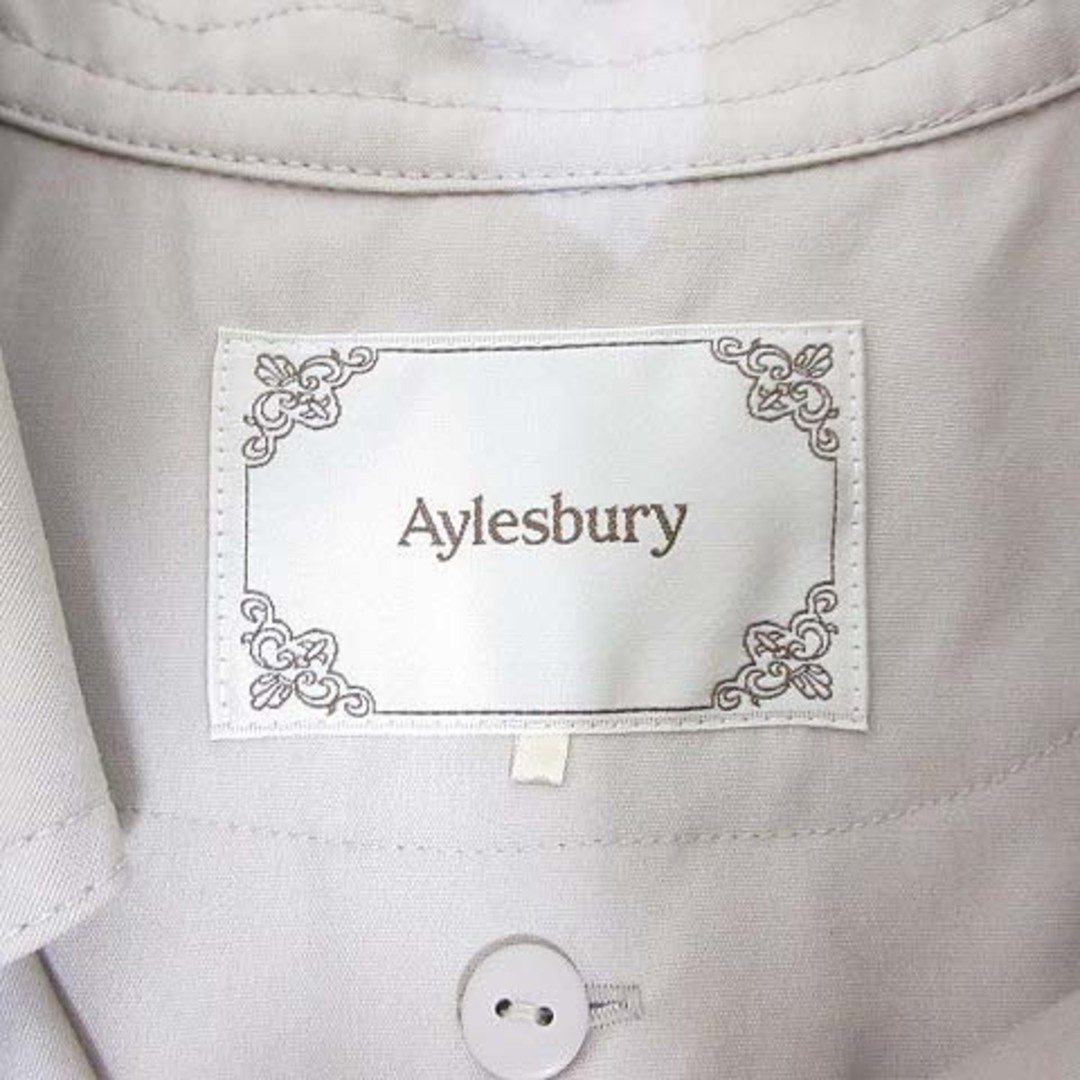 Aylesbury(アリスバーリー)のアリスバーリー トレンチ コート 中綿ライナー付き 9 ピンクベージュ ベルト付 レディースのジャケット/アウター(トレンチコート)の商品写真