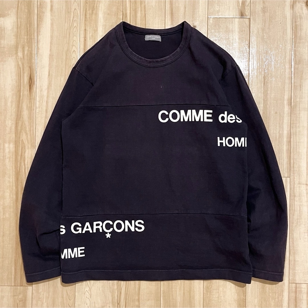 COMME des GARCONS HOMME(コムデギャルソンオム)の激レア！2001AW GARÇONS HOMME “SPLIT” L/S TEE メンズのトップス(Tシャツ/カットソー(七分/長袖))の商品写真