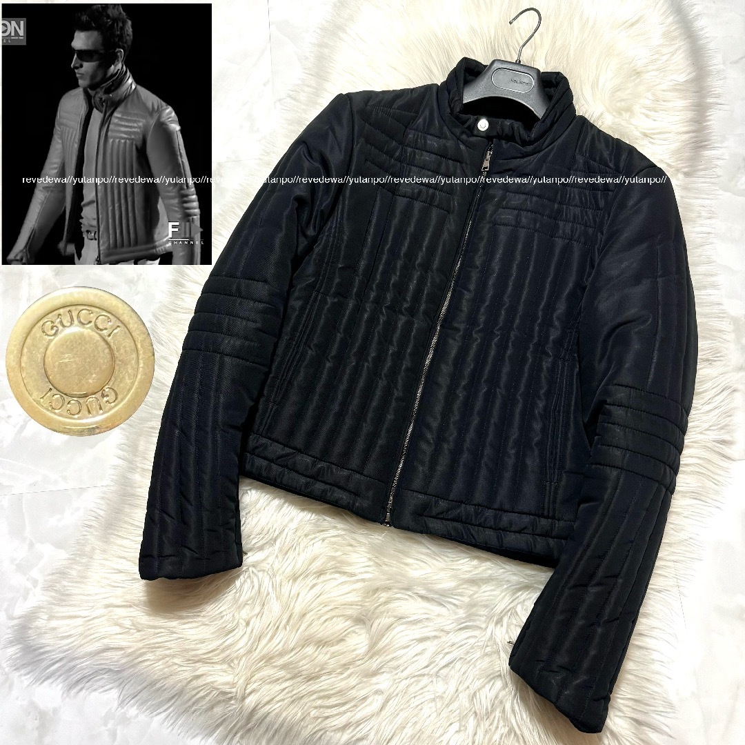 GUCCI - 本物ランウェイ グッチ トムフォード期 ZIP UP ブルゾン GUCCI - 本物ランウェイ グッチ トムフォード期 ZIP UP ブルゾン