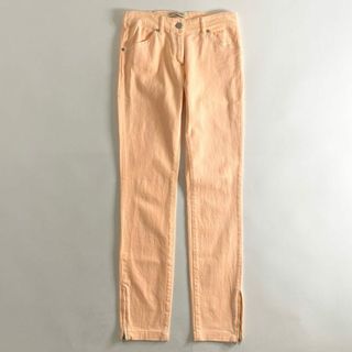 Balenciaga - 17c2 《美品》 BALENCIAGA バレンシアガ SLIM SKINNY PANTS スリム スキニーパンツ 36 ピンク ストレッチ 伸縮性◎ 裾ジップ