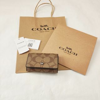 コーチ(COACH)の新品☆COACH☆5連キーケース ギフトBOX付き(キーケース)