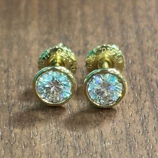 ティファニー(Tiffany & Co.)のティファニー 750バイザヤード 約6.1㎜ ダイヤ約0.4ct×2ピアス (ピアス)