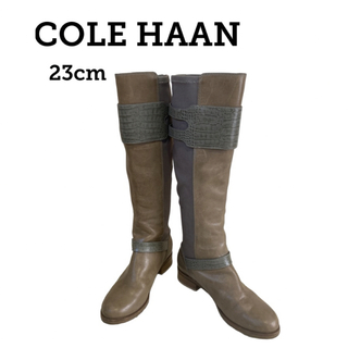 コールハーン(Cole Haan)のコールハーン ライディング ロング ブーツ COLE HAAN 23cm 6B(ブーツ)