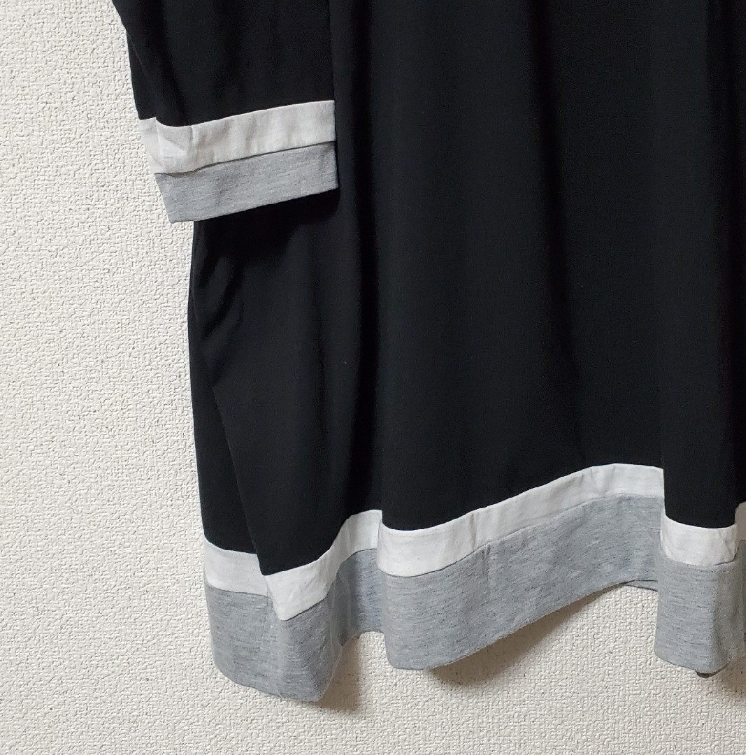 osharewalker(オシャレウォーカー)の【最終】新品　ロングTシャツ　カットソー レディースのトップス(カットソー(半袖/袖なし))の商品写真