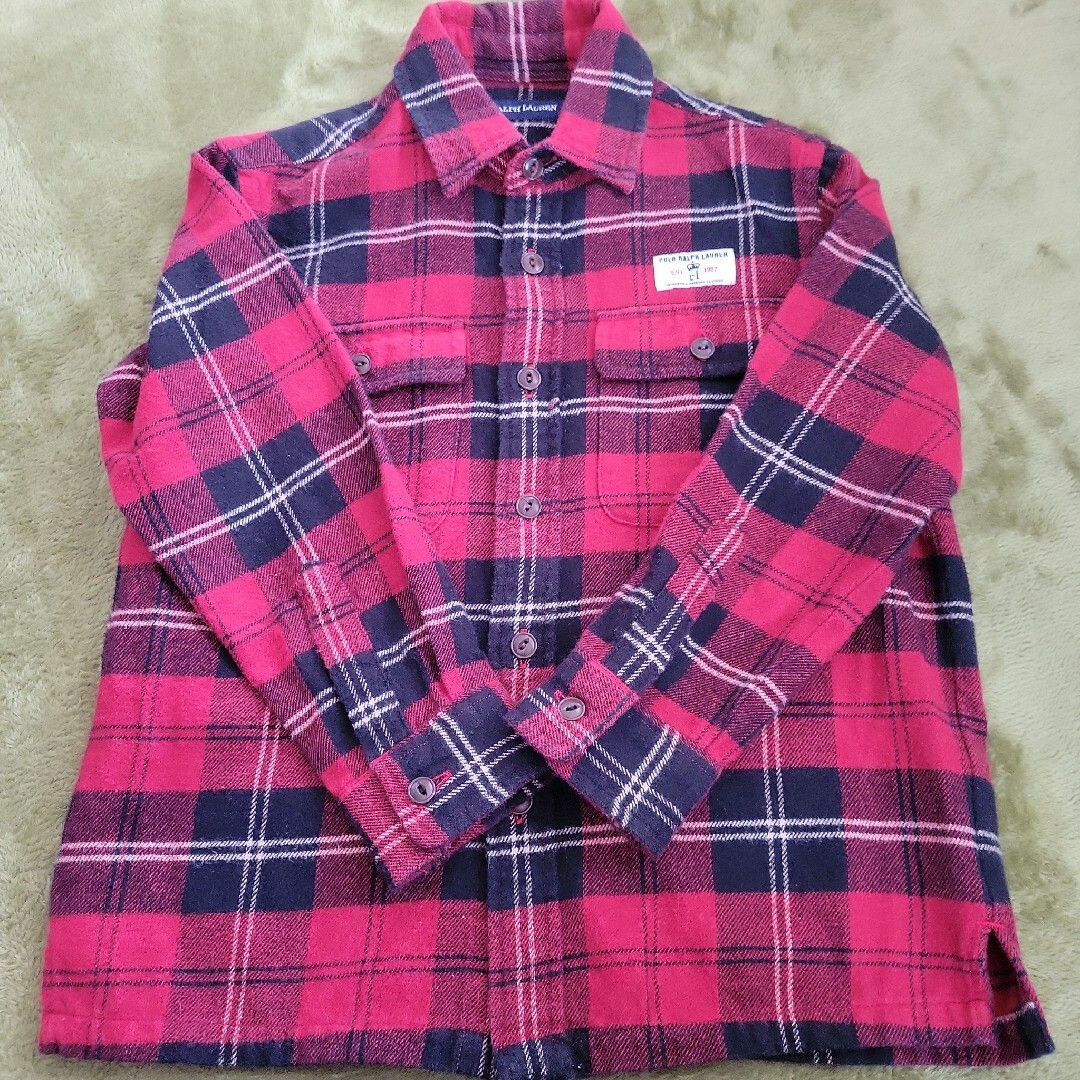 Ralph Lauren(ラルフローレン)のRALPH LAUREN ネルシャツ シャツ 110 キッズ/ベビー/マタニティのキッズ服男の子用(90cm~)(ブラウス)の商品写真