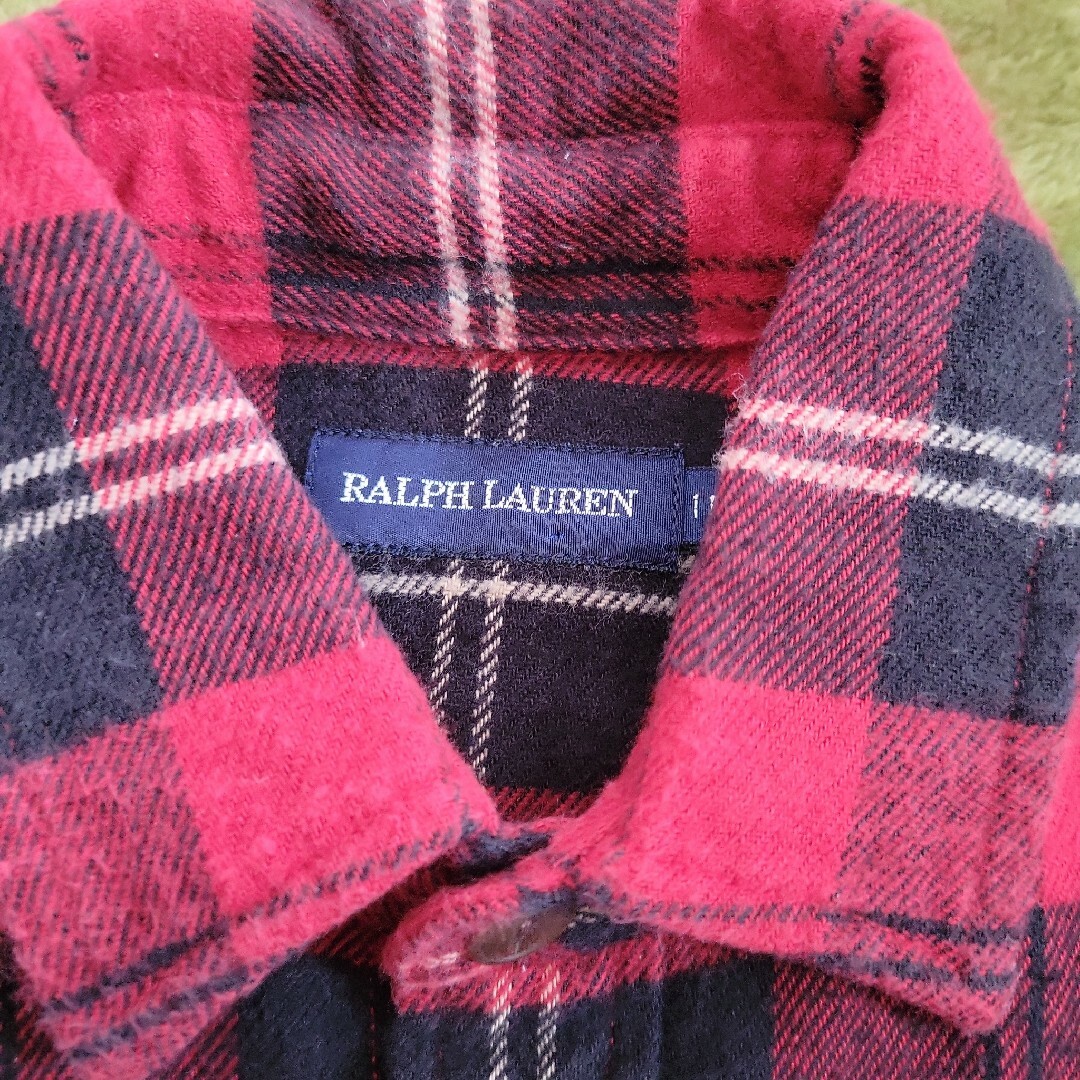 Ralph Lauren(ラルフローレン)のRALPH LAUREN ネルシャツ シャツ 110 キッズ/ベビー/マタニティのキッズ服男の子用(90cm~)(ブラウス)の商品写真