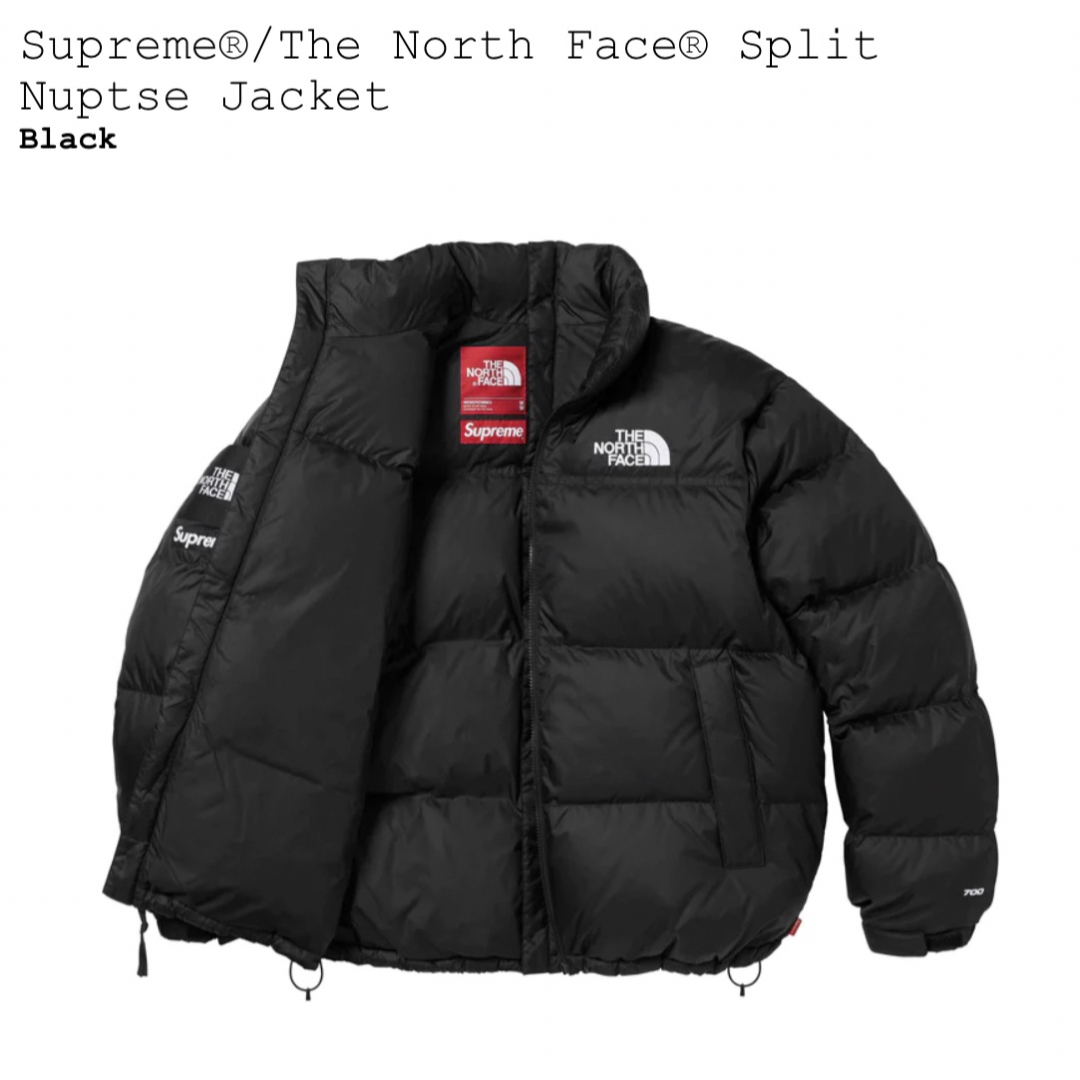 Supreme(シュプリーム)のSupreme The North Face Split Nuptse メンズのジャケット/アウター(ダウンジャケット)の商品写真