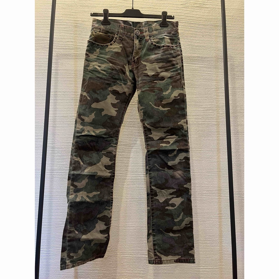 LED RECHWE(レッドリーチュエ)の00s archive LED RECHWE denim camouflage  メンズのパンツ(デニム/ジーンズ)の商品写真