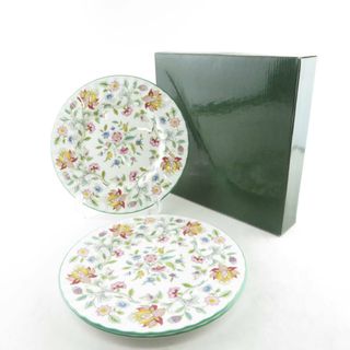 ミントン(MINTON)の美品 MINTON ミントン ハドンホール 中皿 3枚 20cmプレート セット ケーキ デザート SY8601L (食器)