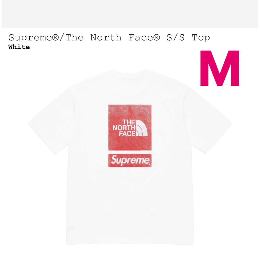 Supreme(シュプリーム)のSupreme The North Face S/S Top white M メンズのトップス(Tシャツ/カットソー(半袖/袖なし))の商品写真