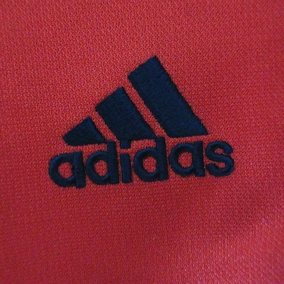 adidas(アディダス)のアディダス ジャージ ジャケット 長袖 ライン ロゴ O レッド×ネイビー スポーツ/アウトドアのスポーツ/アウトドア その他(その他)の商品写真