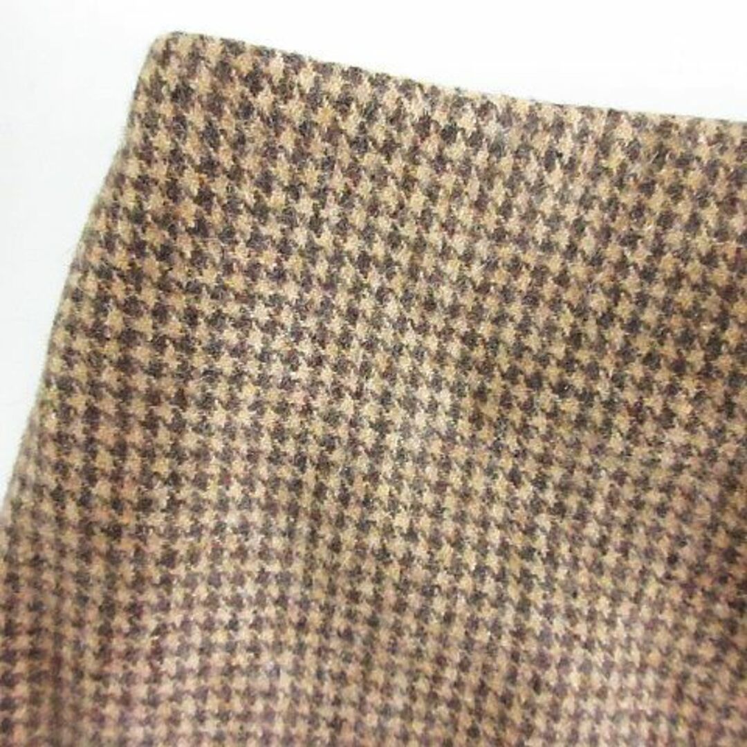 MERCURYDUO(マーキュリーデュオ)のマーキュリーデュオ スカート ミニ丈 台形 千鳥格子 フリル S ブラウン レディースのスカート(ミニスカート)の商品写真