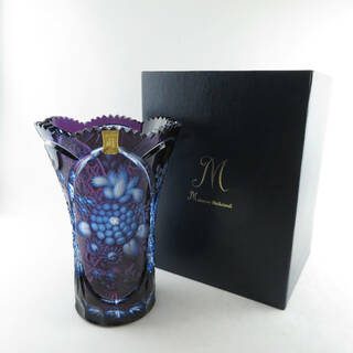 マイセンクリスタル(Meissen Crystal)の美品 Meissen Crystal マイセンクリスタル 花瓶 クリスタル 花びん ベース SY8518R (花瓶)