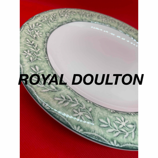 ロイヤルドルトン(Royal Doulton)のロイヤルドルトン リネンリーフ ROYAL DOULTON プレート(食器)