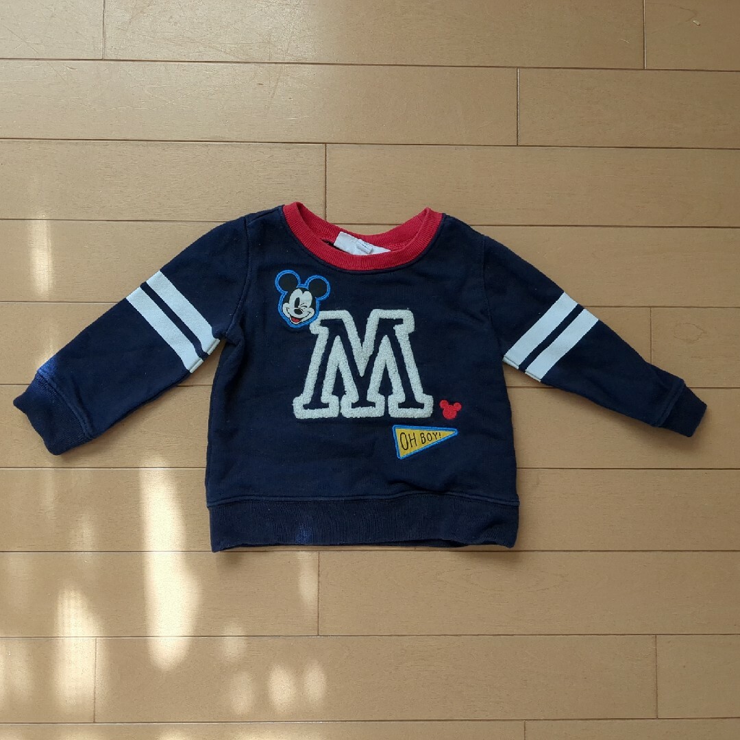 babyGAP(ベビーギャップ)のgap ミッキー　トレーナー  12-18ヶ月 キッズ/ベビー/マタニティのベビー服(~85cm)(トレーナー)の商品写真