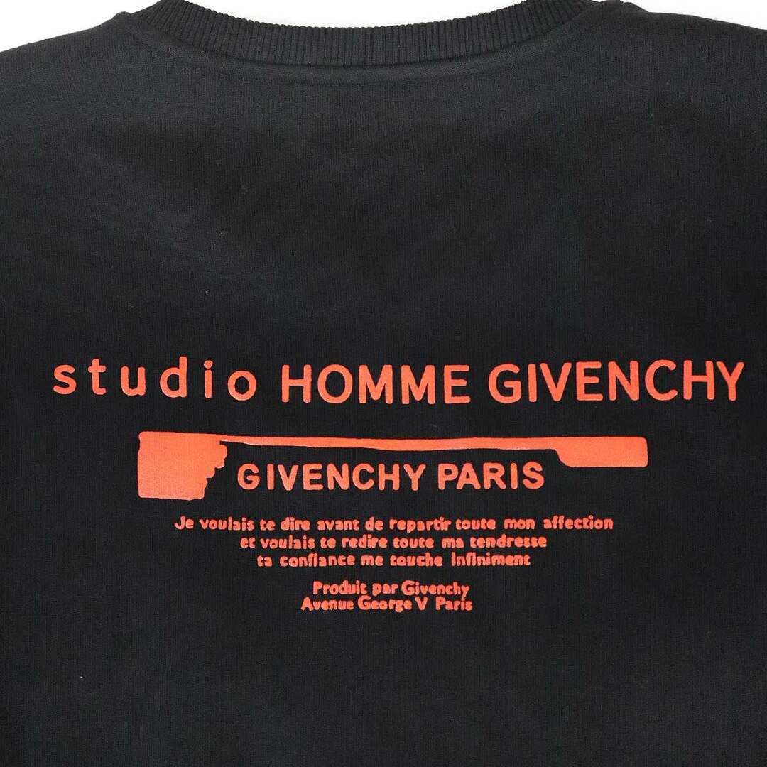 GIVENCHY(ジバンシィ)のGIVENCHY ジバンシィ グラフィックプリントパッチ スウェットトレーナー ブラック M BMJ08Q30AF メンズのトップス(スウェット)の商品写真