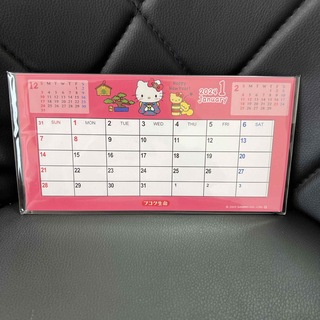 【新品・未使用】キティちゃん 卓上カレンダー 2024 未開封 フコク生命(カレンダー/スケジュール)